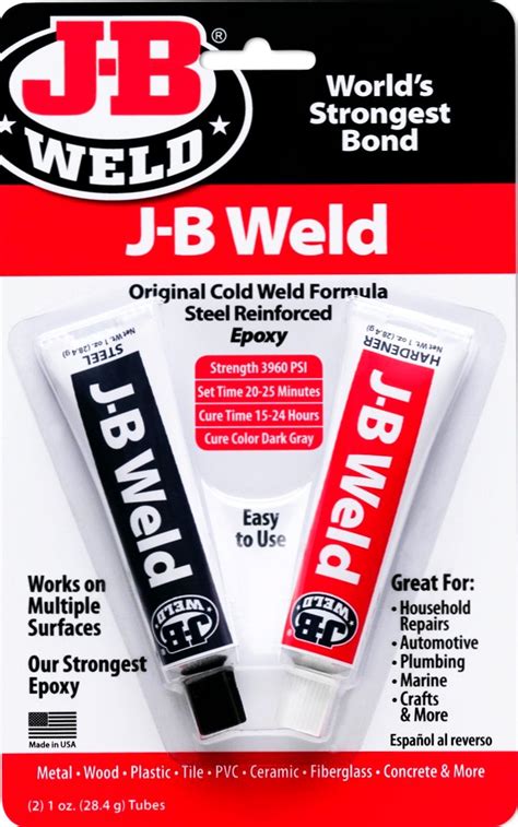 jb weld for sheet metal|J.